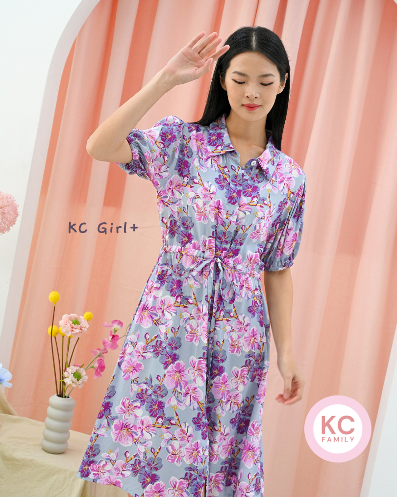 KC Girl+ in Royal Orchid Homedress Wanita Piyama Daster Wanita Dress