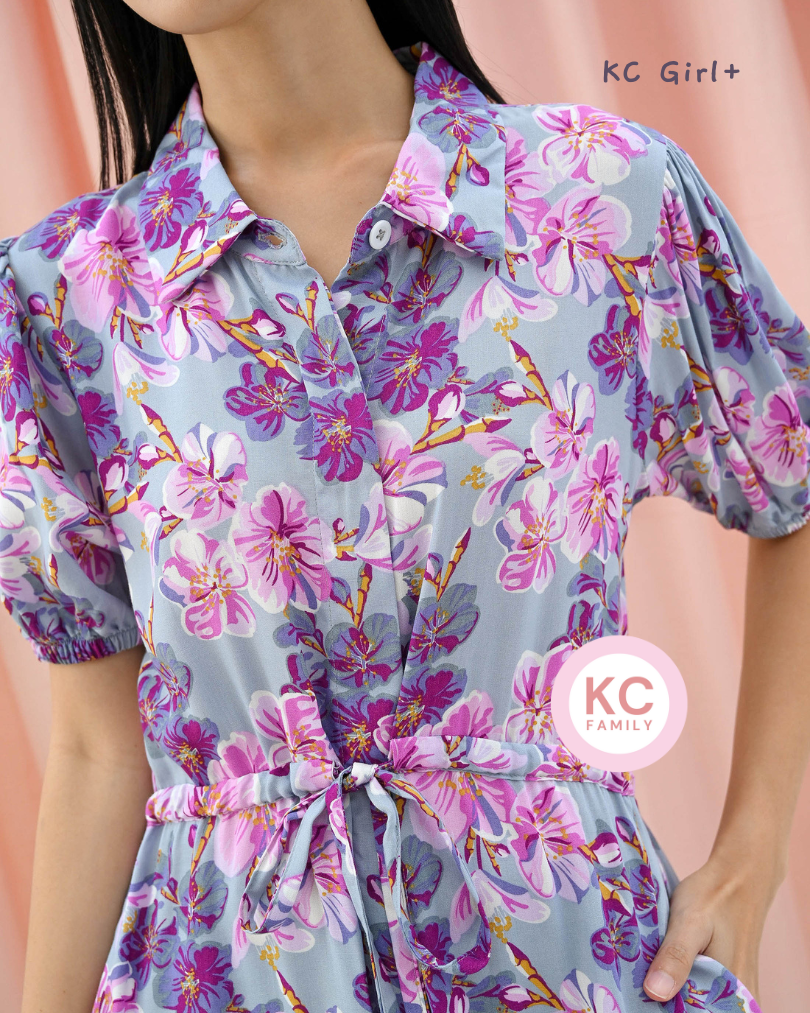 KC Girl+ in Royal Orchid Homedress Wanita Piyama Daster Wanita Dress