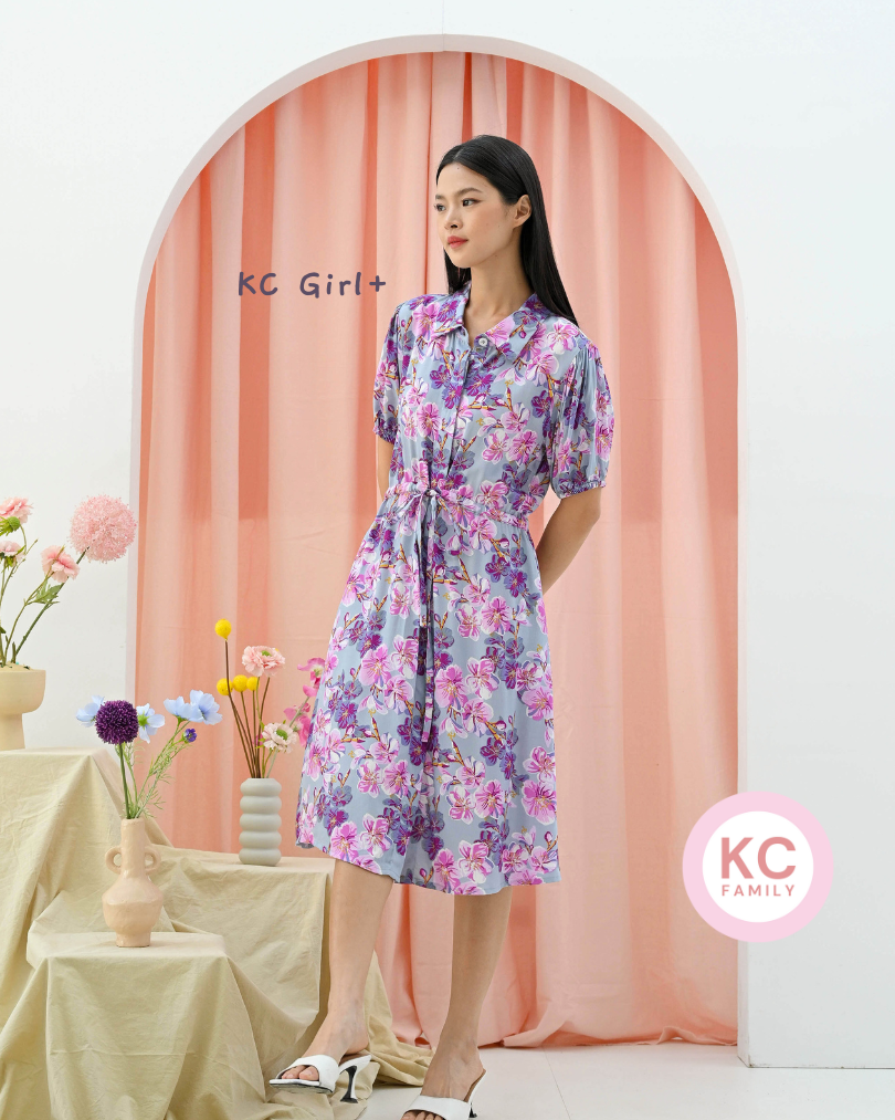 KC Girl+ in Royal Orchid Homedress Wanita Piyama Daster Wanita Dress