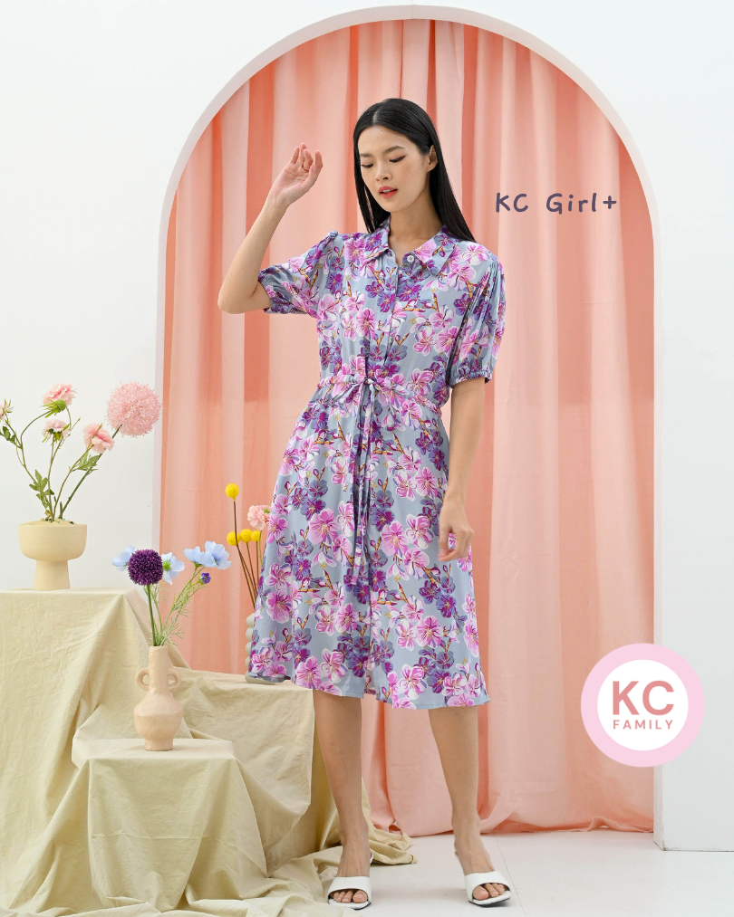 KC Girl+ in Royal Orchid Homedress Wanita Piyama Daster Wanita Dress