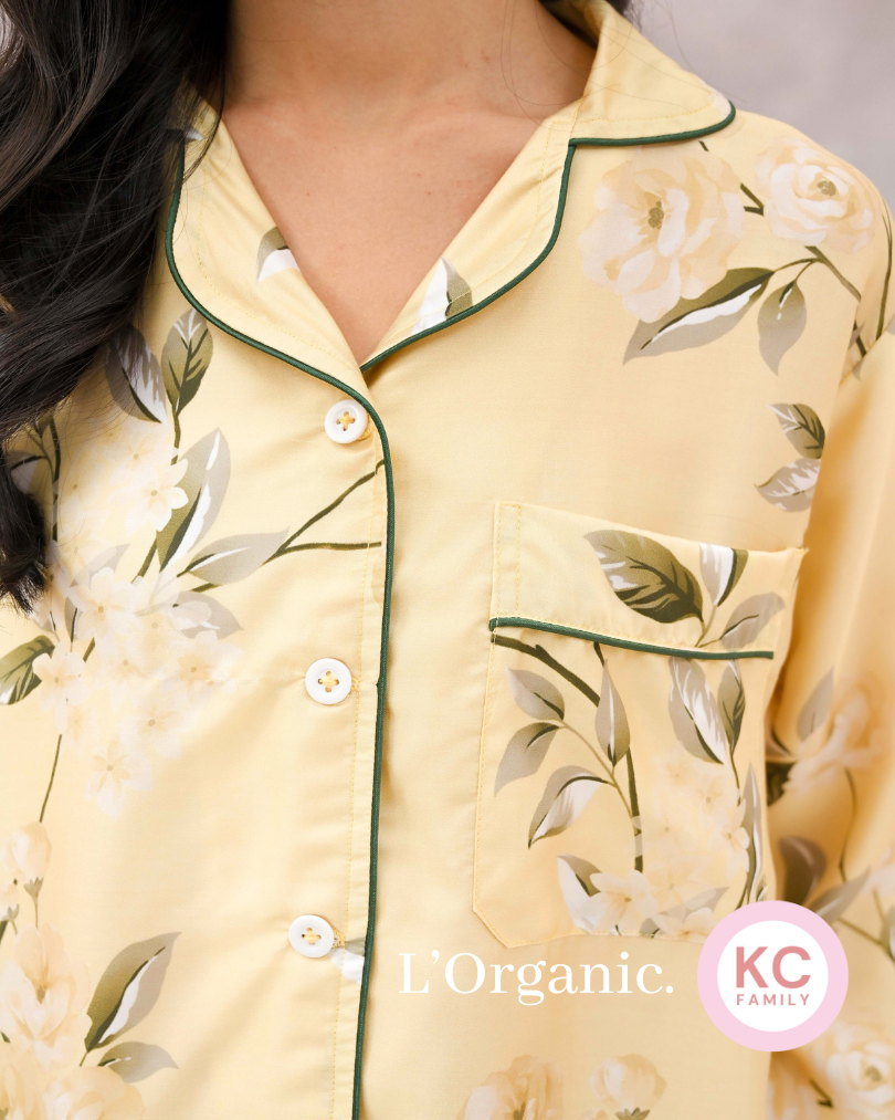 KC CLASSIC In La Lumiere Baju Tidur Wanita Celana Panjang Lengan Panjang Organic