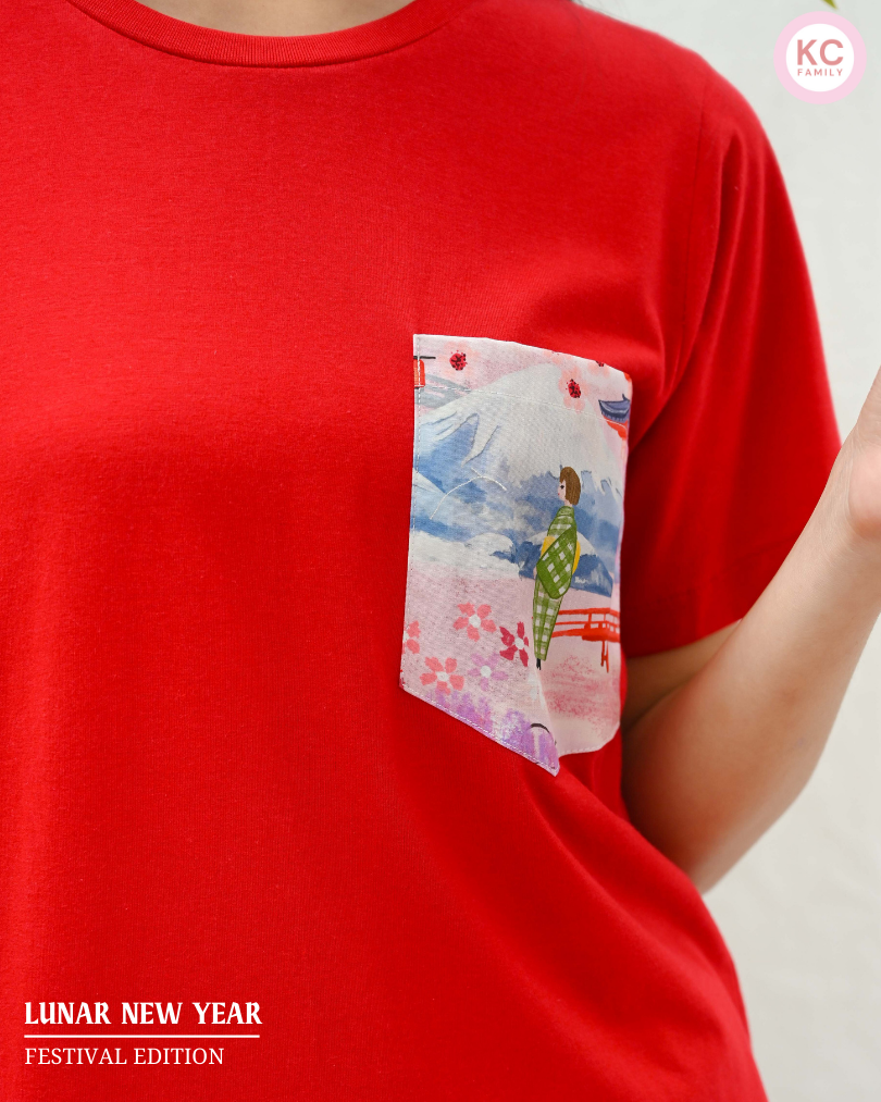 KC Miso In Spring Japan Baju Tidur Wanita Atasan Kaos Celana Pendek