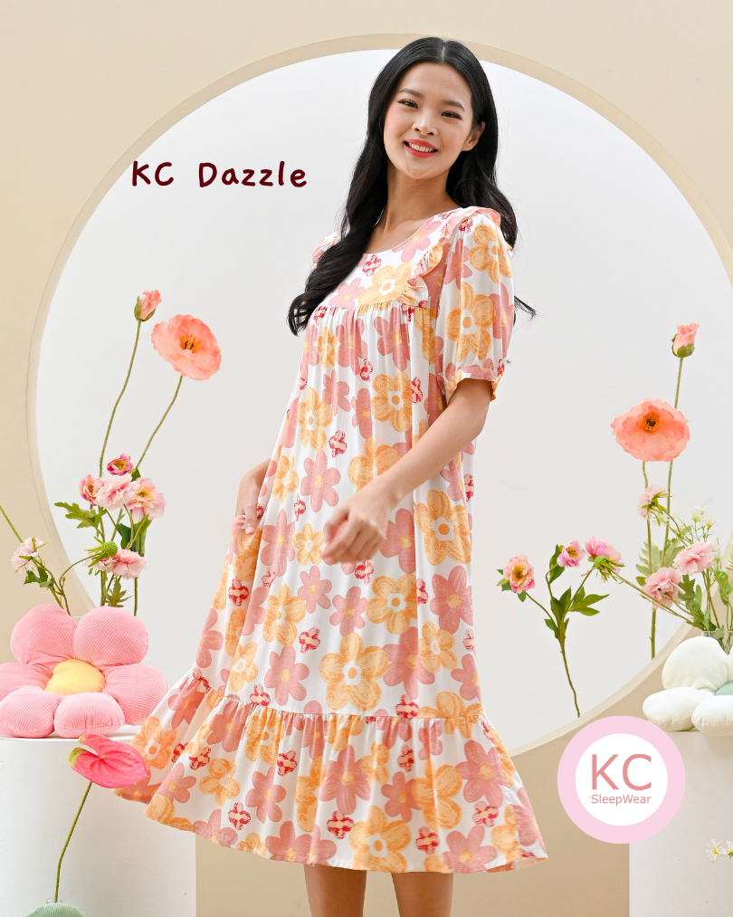 KC Dazzle in Bright Daylight Daster Homedress Wanita Dress Rumah