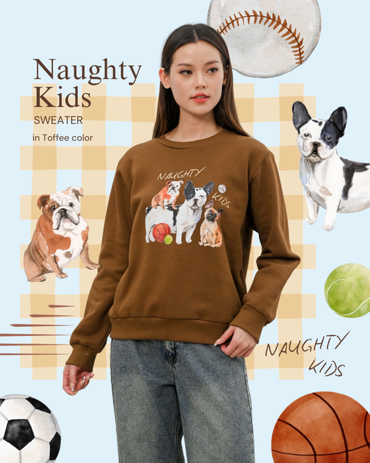 KC Sweater in Naughty Kids Sweater Remaja Lengan Panjang