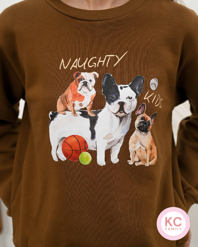 KC Sweater in Naughty Kids Sweater Remaja Lengan Panjang