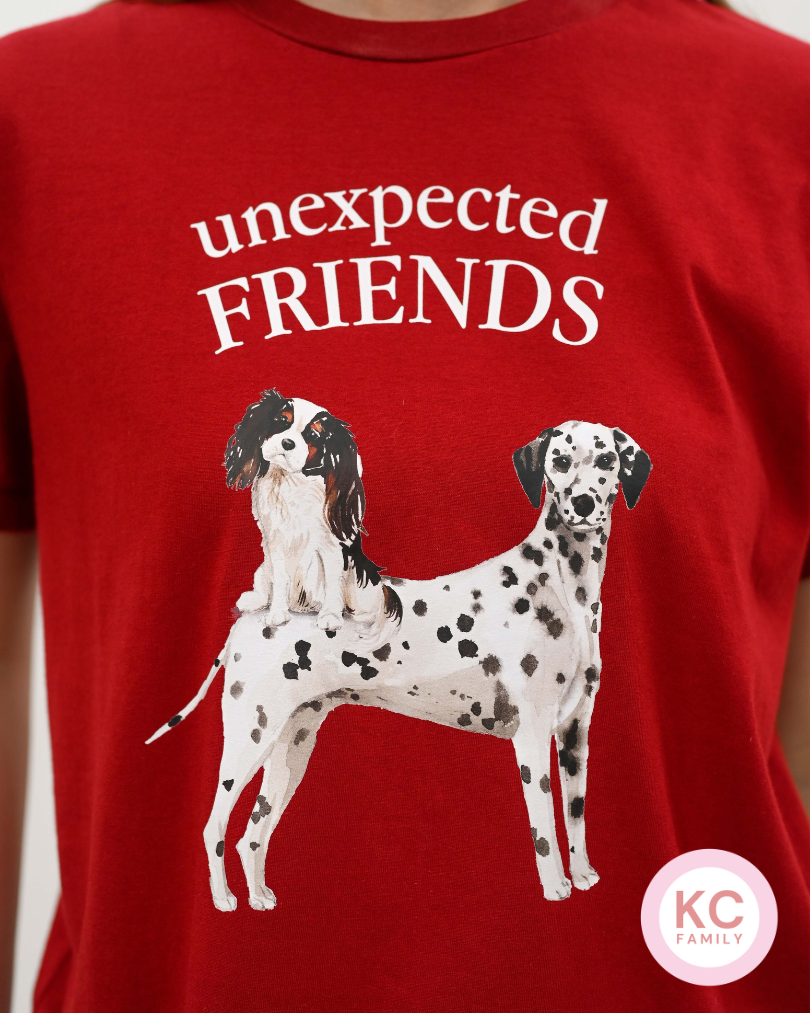 KC Miso In Unexpected Friends Baju Kaos dengan Celana Pendek Piyama Kaos
