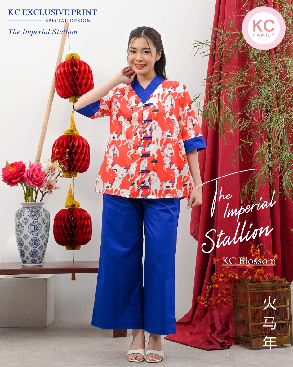 KC Blossom in The Imperial Stallion Baju Imlek Ceongsam CNY Shanghai