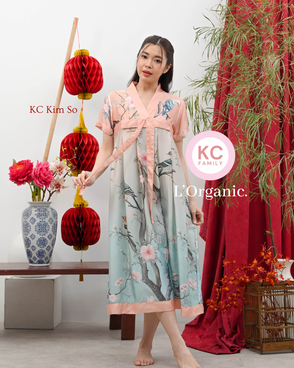 KC KimSo in First Song Dress Imlek Ceongsam CNY Baju Shanghai
