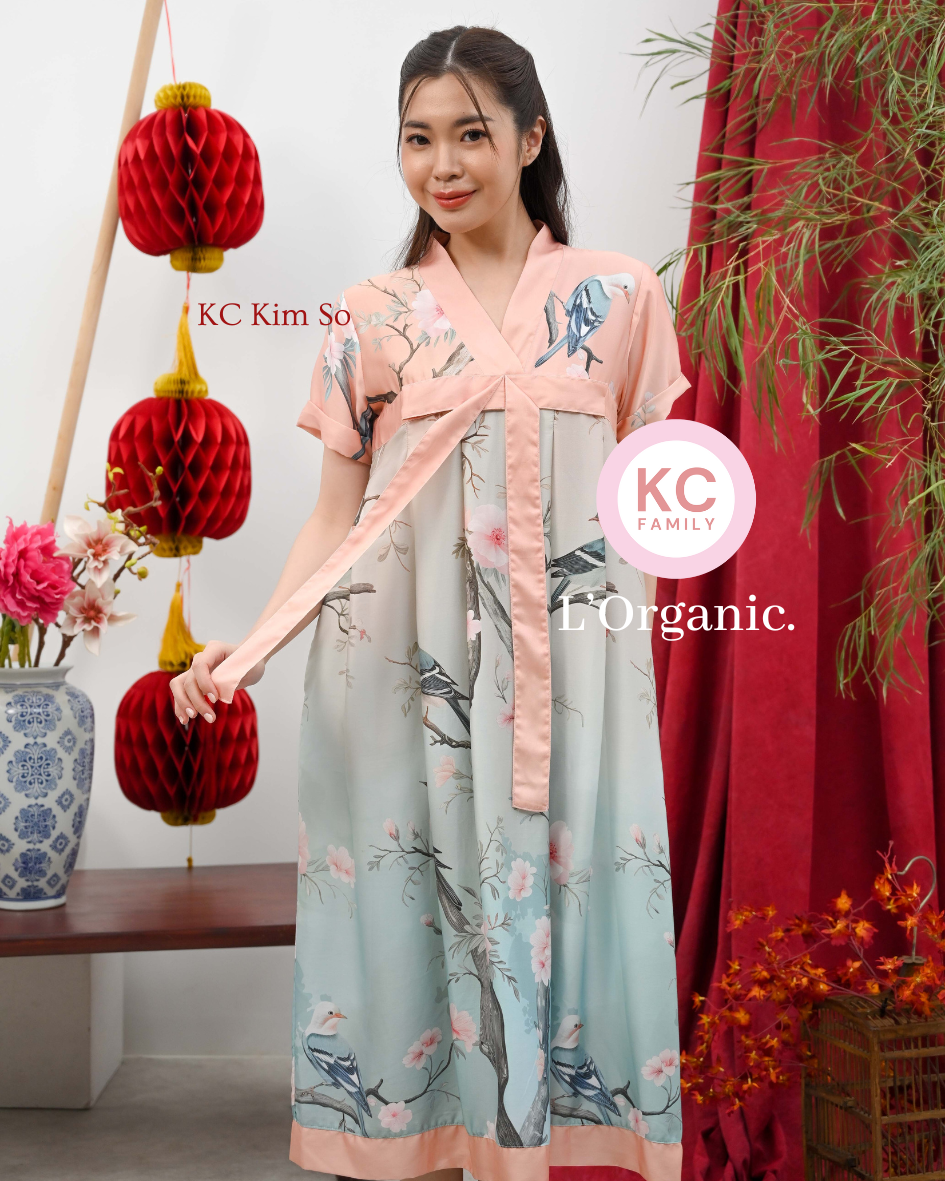 KC KimSo in First Song Dress Imlek Ceongsam CNY Baju Shanghai