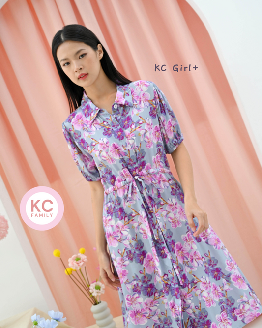 KC Girl+ in Royal Orchid Homedress Wanita Piyama Daster Wanita Dress