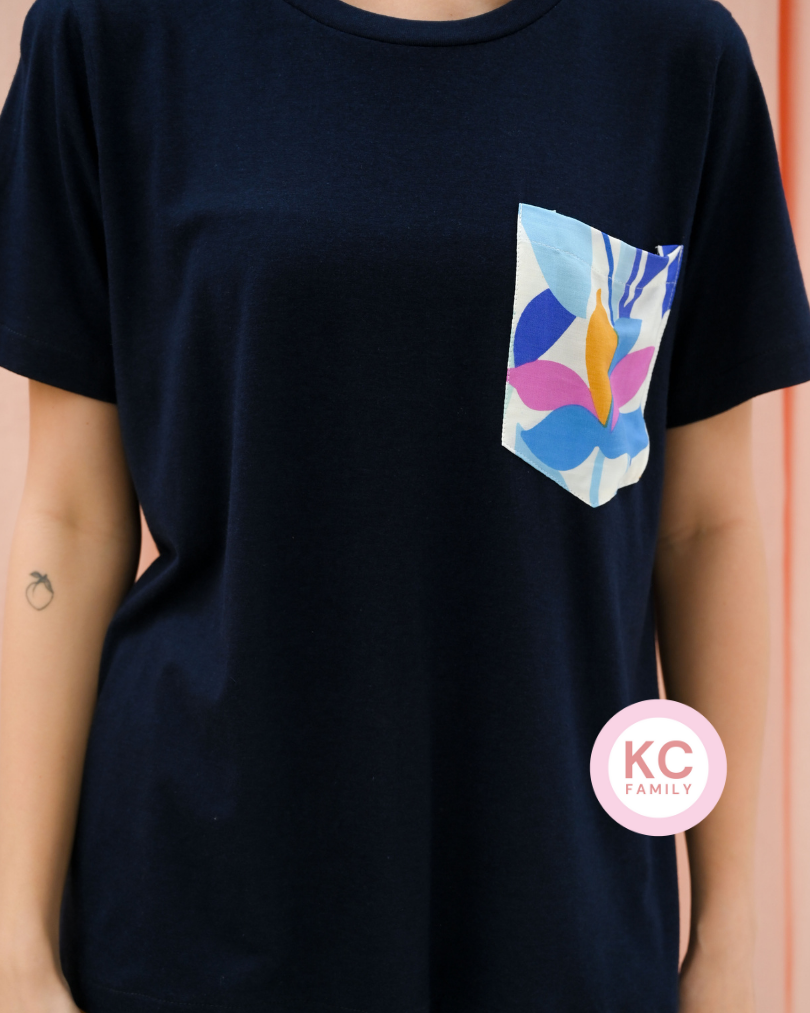 KC Miso in Bubble Blooms Piyama Wanita / Baju Tidur Celana Selutut Lengan Pendek