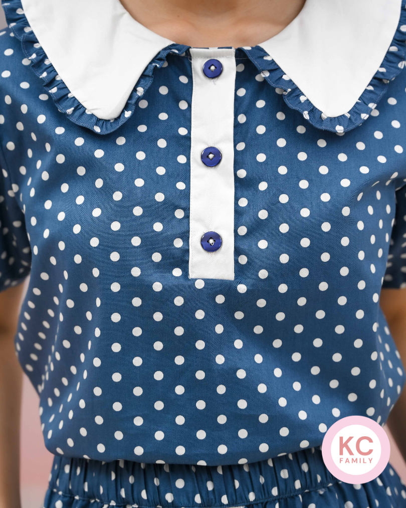KC Joy in Dotty Days Baju Tidur Wanita Lengan Pendek Celana Pendek