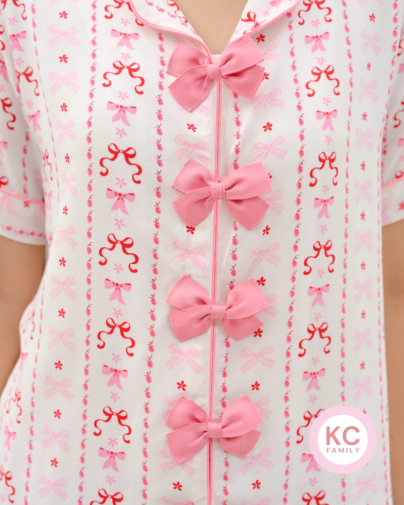 KC Retha in Blushberry Baju Tidur Wanita Lengan Pendek Celana Panjang