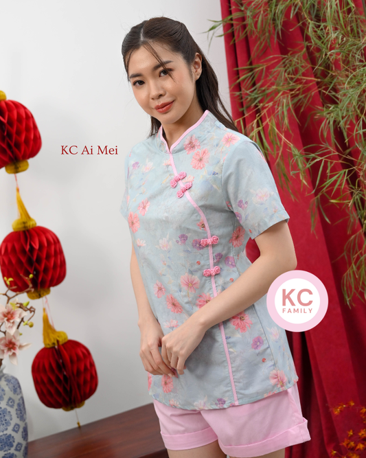 KC Aimei in Meihua Baju Imlek Ceongsam CNY Baju Shanghai