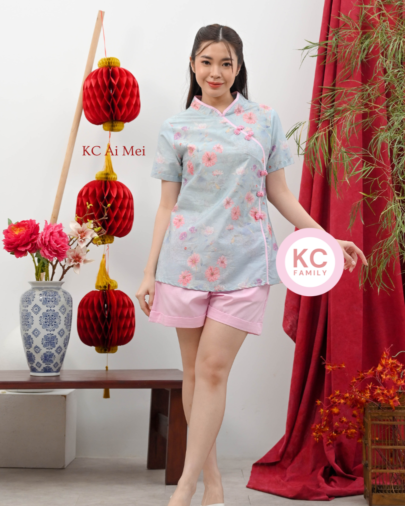 KC Aimei in Meihua Baju Imlek Ceongsam CNY Baju Shanghai