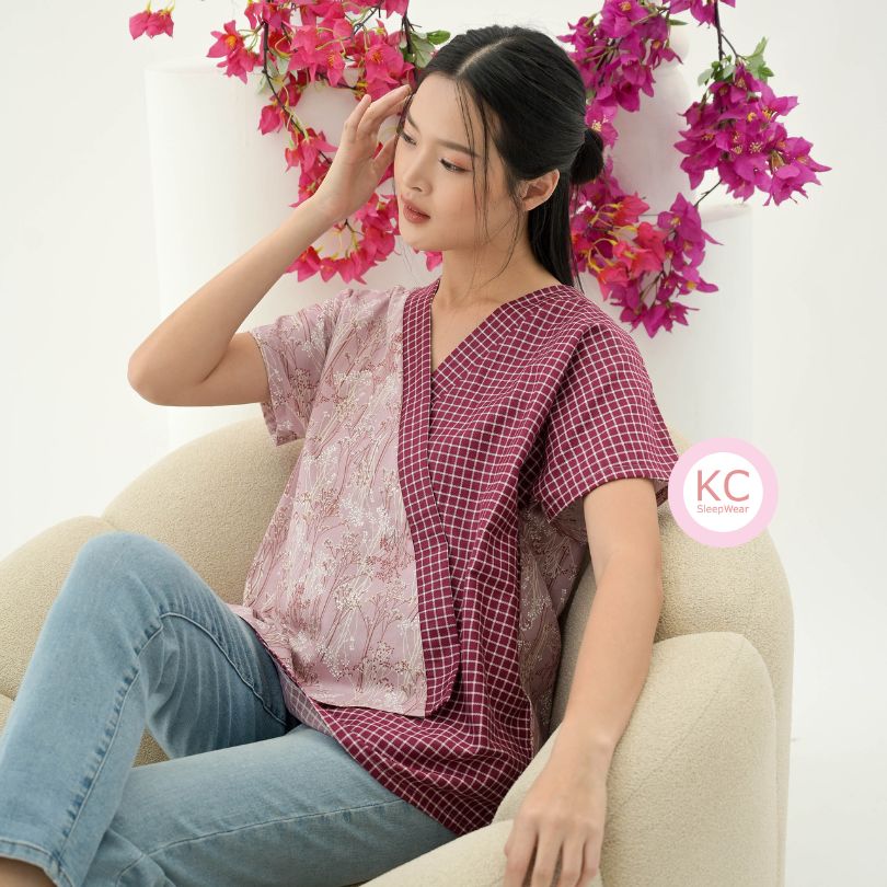 KC Fuji in Maroon Vibes (Top) Baju Atasan Wanita