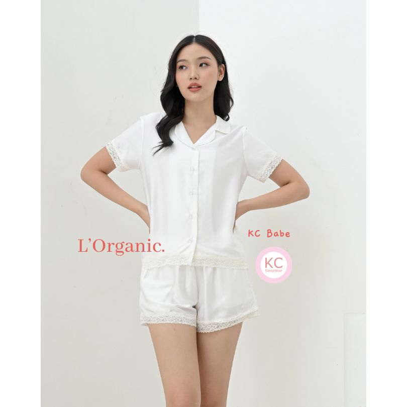 KC Babe HappyWhite Luxury Organic Piyama Wanita
